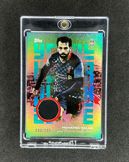 MOHAMED SALAH - 2023 TOPPS YOU'LL NEVER WALK ALONE # YN-MS /250 PATCH