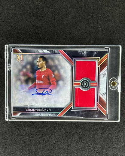 VIRGIL VAN DIJK - 2023 TOPPS UCL # SPSD-VD /199 PATCH AUTO