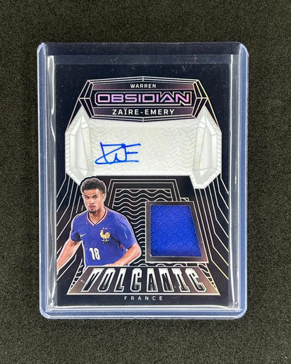 WARREN ZAIRE-EMERY - 2024-25 PANINI OBSIDIAN # /199 PATCH AUTO