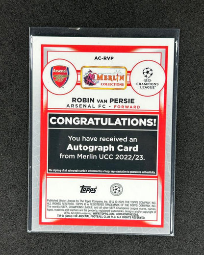ROBIN VAN PERSIE - 2023 TOPPS MERLIN #AC-RVP /25