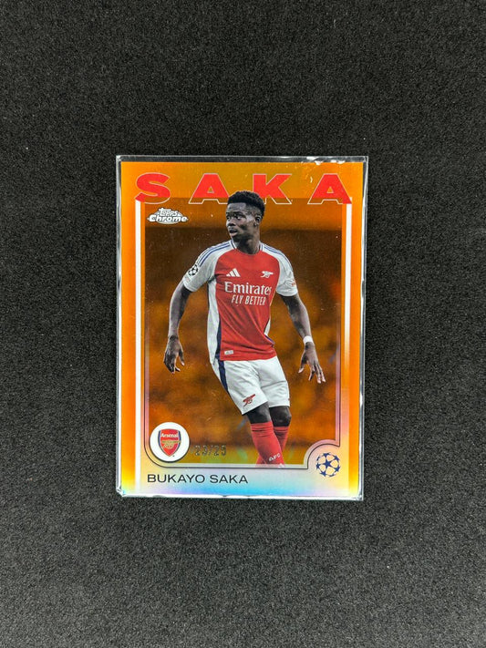 BUKAYO SAKA - 2025 TOPPS CHROME #77 /25