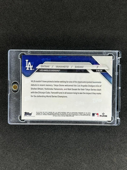 OHTANI/YAMAMOTO/SASAKI - 2025 TOPPS NOW #7