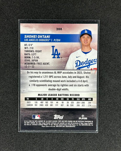 SHOHEI OHTANI - 2024 TOPPS STADIUM CLUB #200