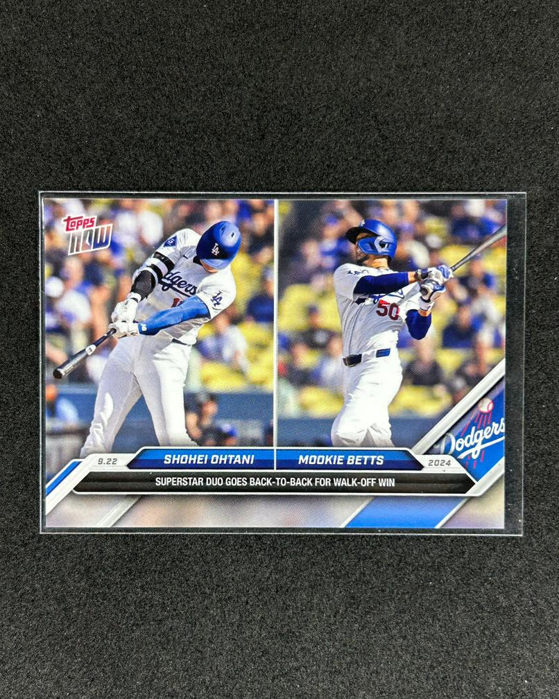 SHOHEI OHTANI/MOOKIE BETTS - 2024 TOPPS NOW #742