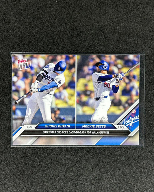 SHOHEI OHTANI/MOOKIE BETTS - 2024 TOPPS NOW #742