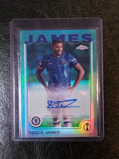 REECE JAMES - 2025 TOPPS CHROME EUFA CONFERENCE LEAGUE #/199 AUTO
