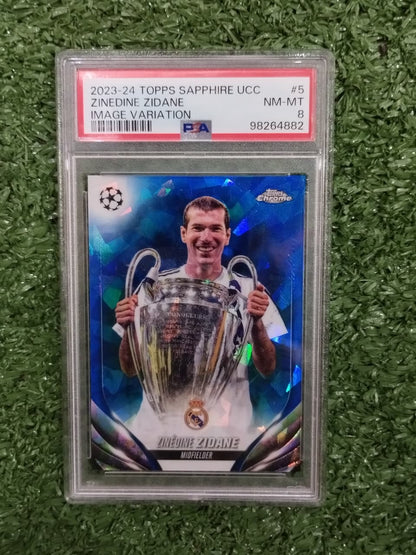 ZINEDINE ZIDANE - 2023-24 TOPPS SAPPHIRE UCC IMAGE VARIATION #CVS-5 NM-MT 8