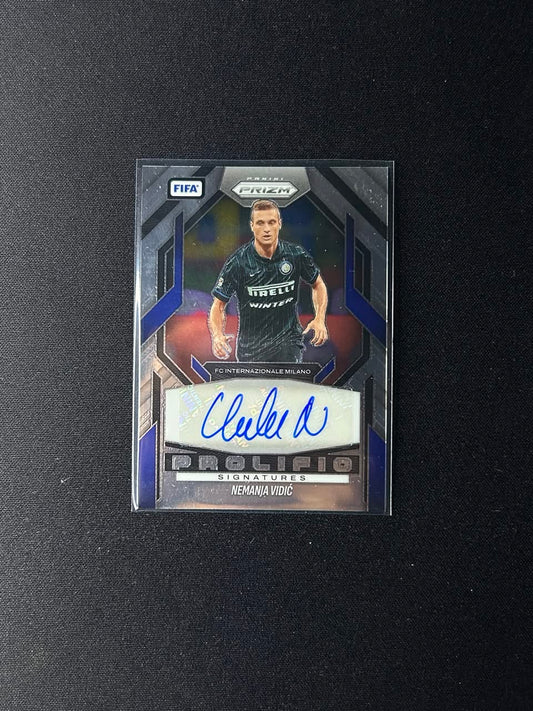 NEMANJA VIDIC - 2025-26 Panini Prizm FIFA Prolific Signatures Auto #PS-NV