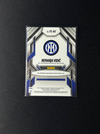 NEMANJA VIDIC - 2025-26 Panini Prizm FIFA Prolific Signatures Auto #PS-NV