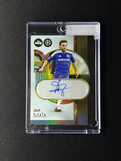 JUAN MATA - 2025/26 Topps Deco UEFA Legends Black Auto Autograph