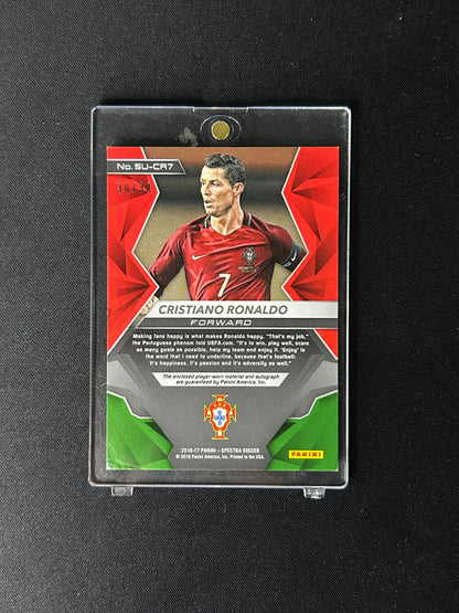 CRISTIANO RONALDO - 2016-17 PANINI - SUPERSTAR JERSEY #SU-CR7 /30 AUTO