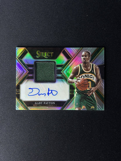 GARY PAYTON - 2022-23 PANINI SELECT #AM-GPY /99 AUTO PATCH