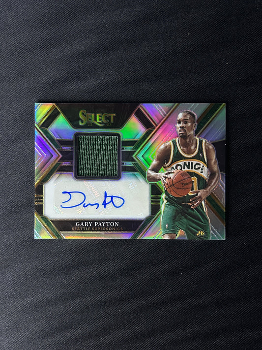GARY PAYTON - 2022-23 PANINI SELECT #AM-GPY /99 AUTO PATCH