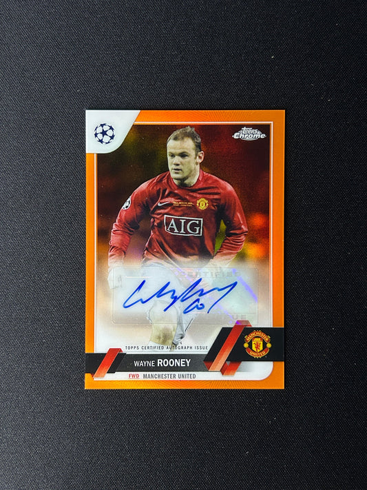 WAYNE ROONEY - 2023-24 TOPPS CHROME AUTO #CA-WR /25
