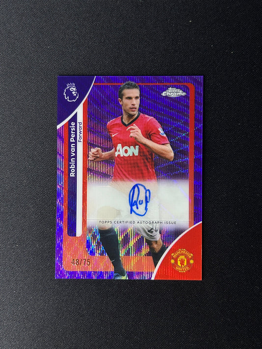 Robin Van Persie - 2026 Topps Chrome auto #CA-RVP /75
