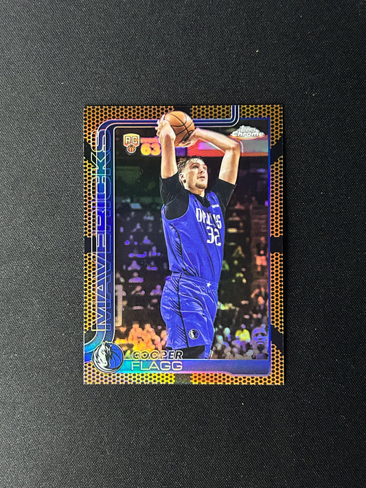 COOPER FLAGG - 2025 Topps CHROME RC #251 ORANGE
