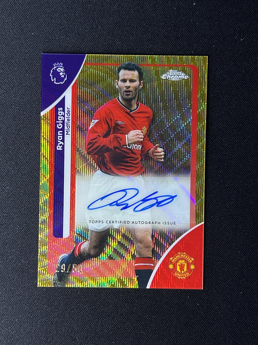 RYAN GIGGS - 2025-26 TOPPS CHROME AUTO /50 #CA-GS