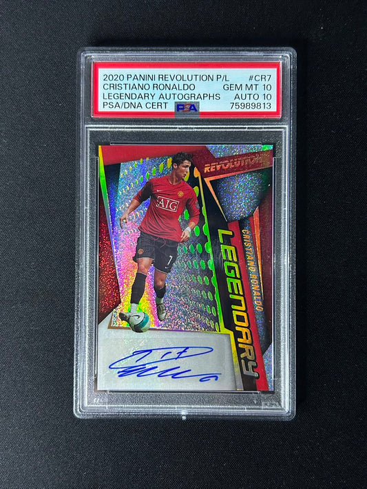 Cristiano Ronaldo - 2020 Panini Revolution Legendary Auto PSA 10