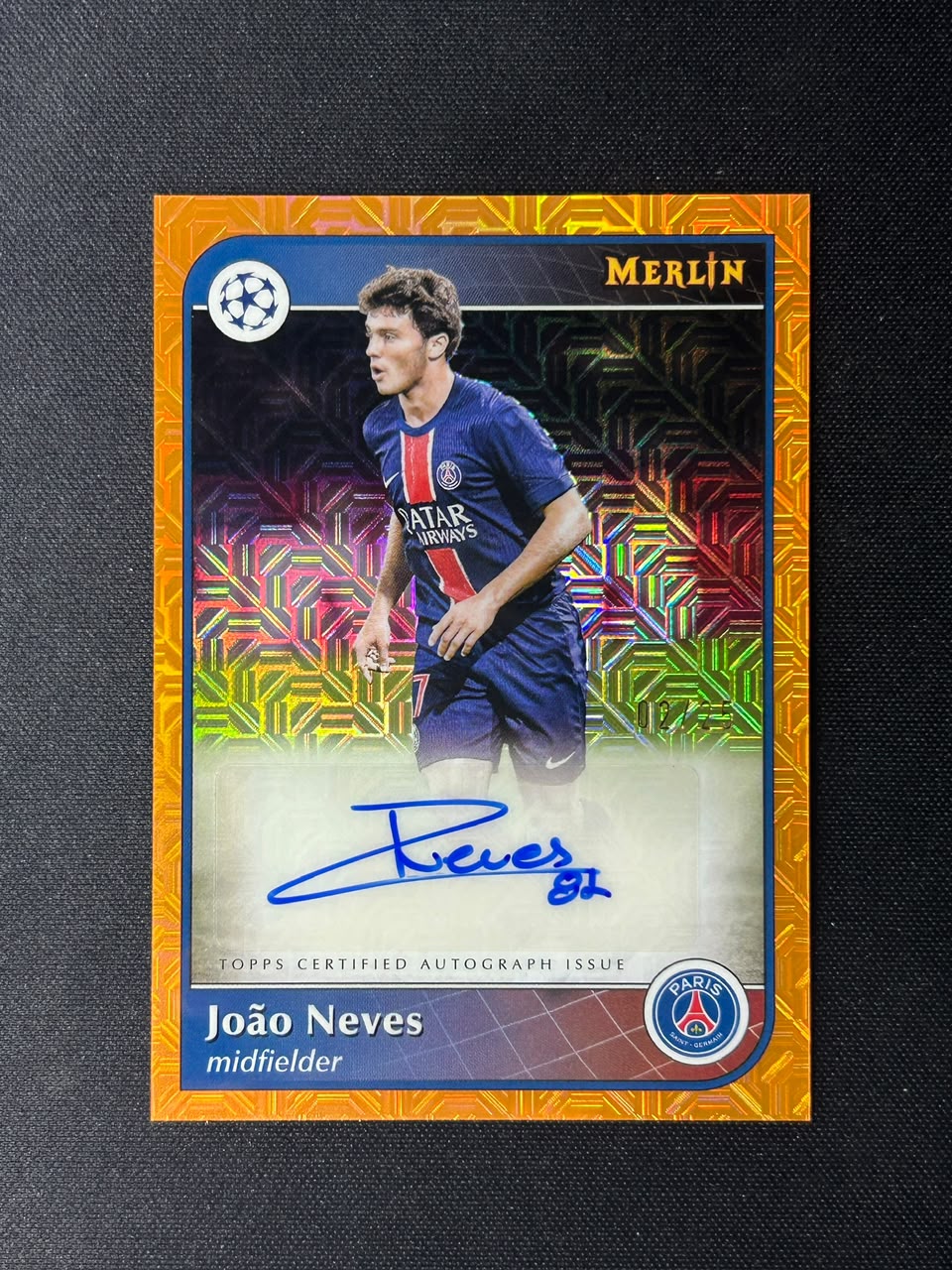 JOAO NEVES- 2025 Topps Merlin Auto