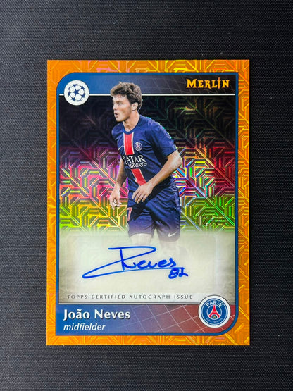 JOAO NEVES- 2025 Topps Merlin Auto