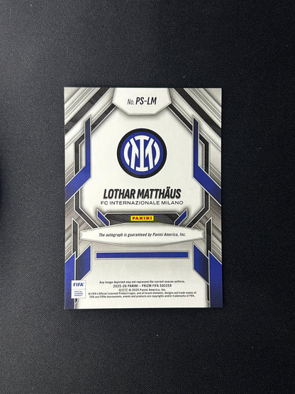 LOTHAR MATTHAUS - 2025/26 PANINI PRIZM FIFA SOCCER AUTO #PS-LM