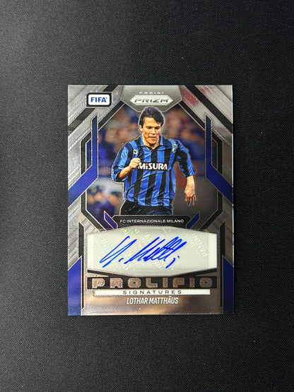 LOTHAR MATTHAUS - 2025/26 PANINI PRIZM FIFA SOCCER AUTO #PS-LM