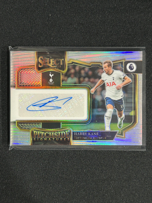 Harry Kane  - 2022/23 Panini Select Premier Pitchside Refractor Auto #PS-HK