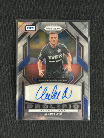 NEMANJA VIDIC - 2025-26 Panini Prizm FIFA Prolific Signatures Auto #PS-NV