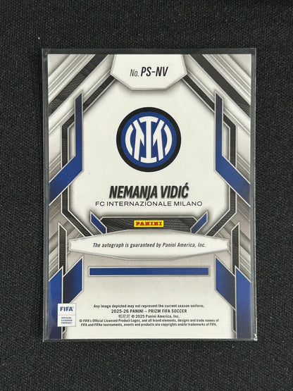 NEMANJA VIDIC - 2025-26 Panini Prizm FIFA Prolific Signatures Auto #PS-NV