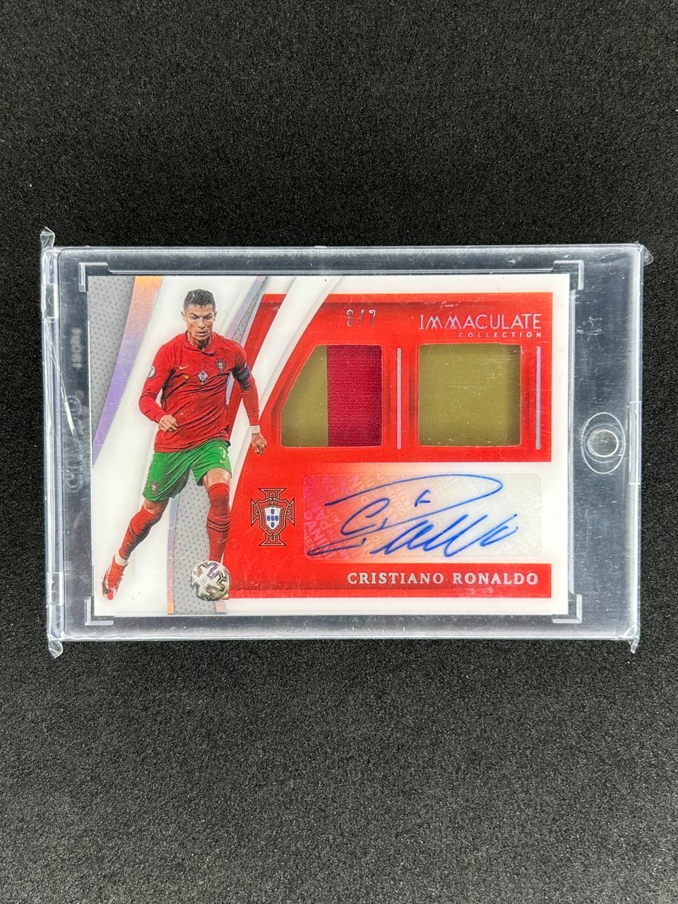 CRISTIANO RONALDO - 2021 PANINI IMMACULATE COLLECTION #DU-CR7 /7