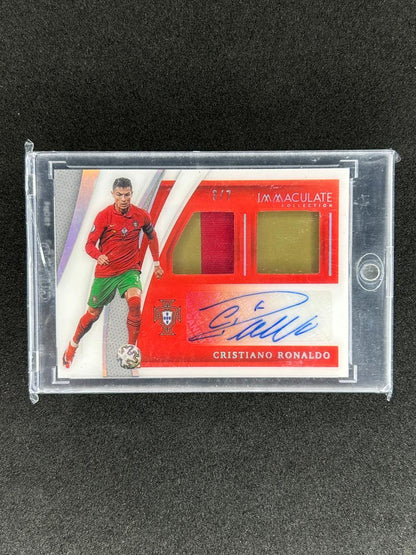 CRISTIANO RONALDO - 2021 PANINI IMMACULATE COLLECTION #DU-CR7 /7