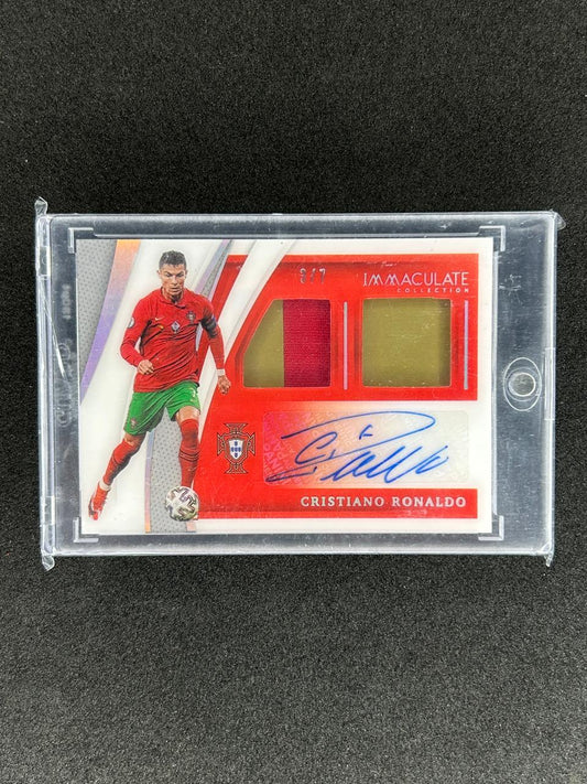 CRISTIANO RONALDO - 2021 PANINI IMMACULATE COLLECTION #DU-CR7 /7