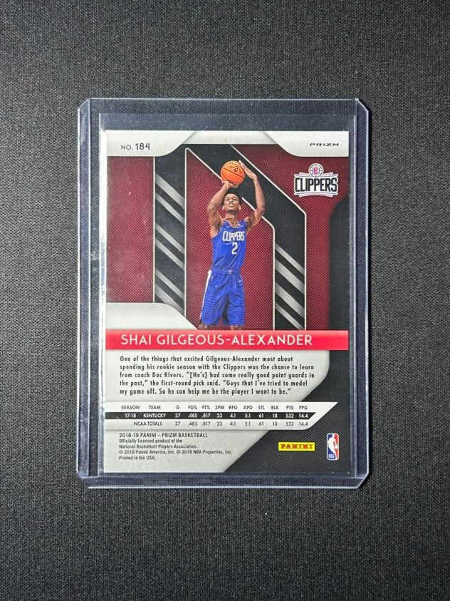 SHAI GILGEOUS-ALEXANDER - 2018-19 PANINI PRIZM (RED)