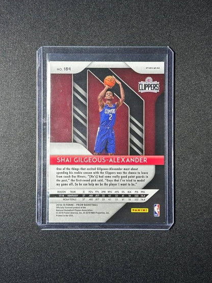 SHAI GILGEOUS-ALEXANDER - 2018-19 PANINI PRIZM (RED)