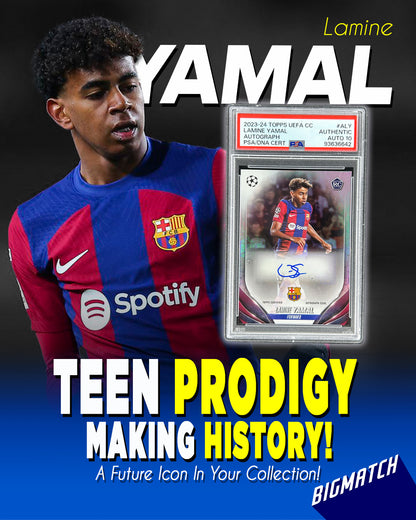 Lamine Yamal - 2023-24 TOPPS UEFA CLUB COMPETITIONS AUTOGRAPHS