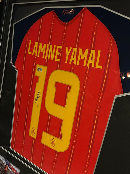 Lamine Yamal Jersey Signed Spain World Cup 2026