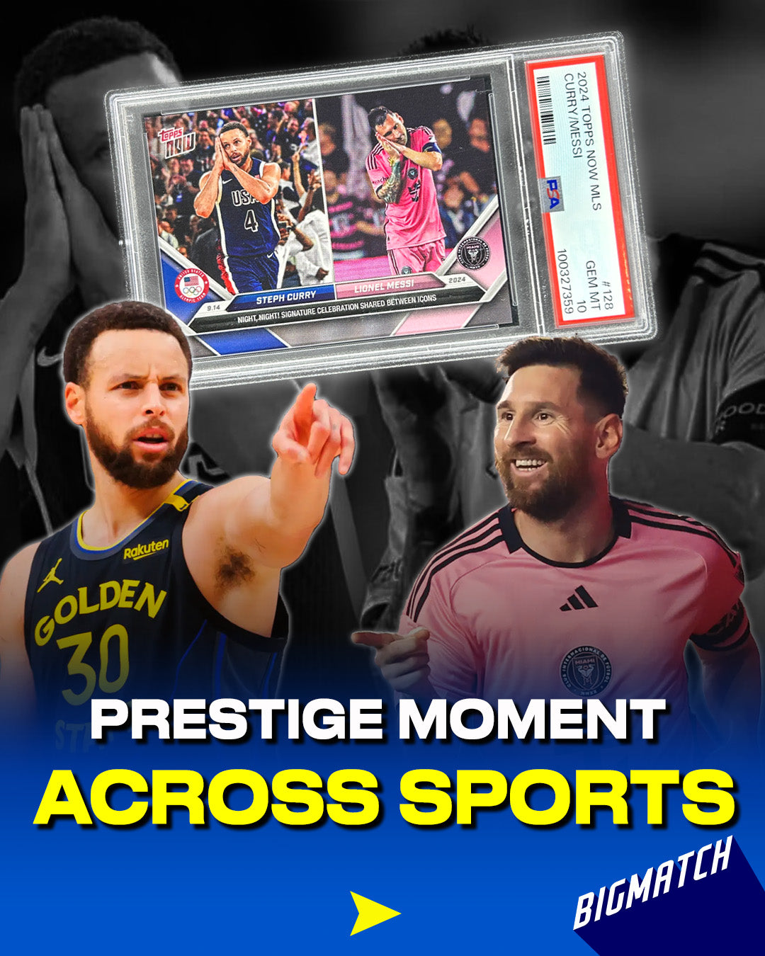 Lionel Messi x Stephen Curry - 2024 TOPPS NOW MLS