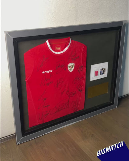 Indonesia National Team Signed Jersey – A Tribute to Grit, Passion, and National Pride