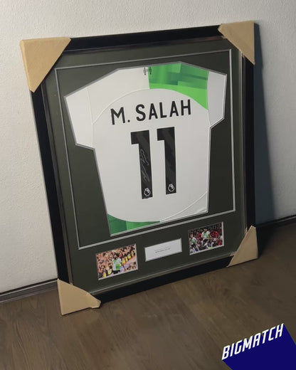 Mohamed Salah #11 Frame Signed - Liverpool Away Jersey 22/23 Collector’s Edition