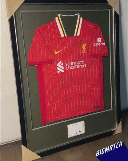 Own a Legendary Piece of Liverpool FC History – Signed Squad Jersey