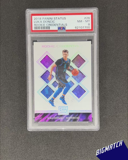 LUKA DONCIC - 2018 PANINI STATUS ROOKIE CREDENTIALS