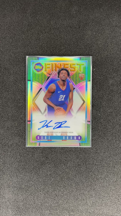 KOBE BROWN - 2024 TOPPS FINEST FLASHBACK AUTOGRAPH