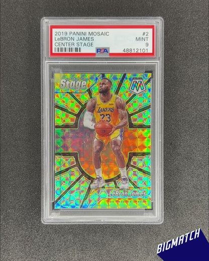 LEBRON JAMES - 2019 PANINI MOSAIC CENTER STAGE