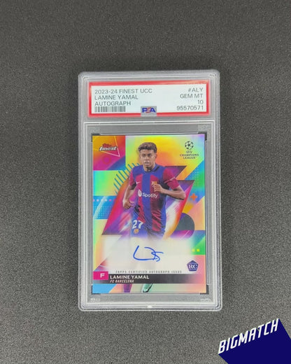Lamine Yamal - 2023-24 TOPPS FINEST UEFA CLUB COMPETITIONS AUTOGRAPHS