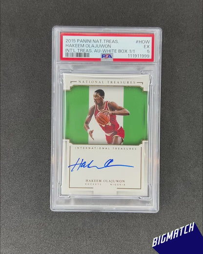 Hakeem Olajuwon - 2015 National Treasures Basketball