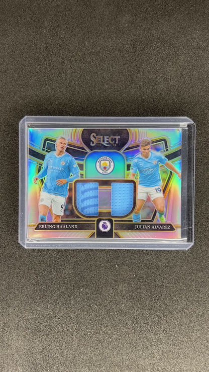 ERLING HAALAND/JULIAN ALVAREZ - 2023 PANINI SELECT PREMIER LEAGUE