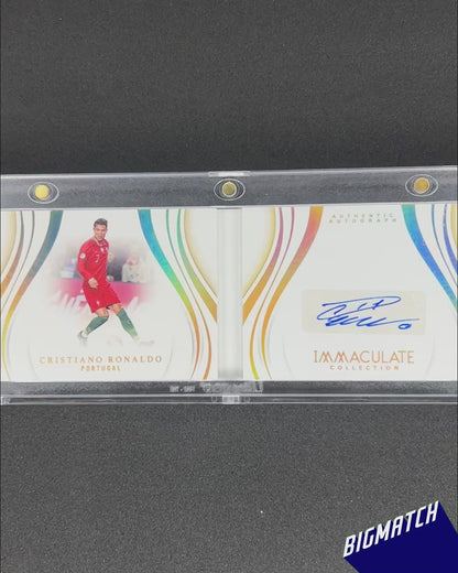 Cristiano Ronaldo - 2020 PANINI IMMACULATE COLLECTION ACR SIGNATURE