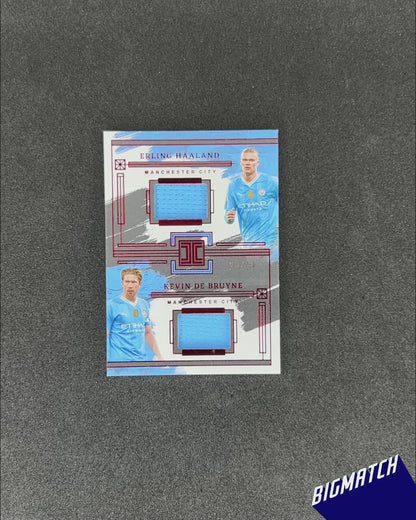 ERLING HAALAND/KEVIN DE BRUYNE - 2023 PANINI IMPECCABLE PREMIER LEAGUE