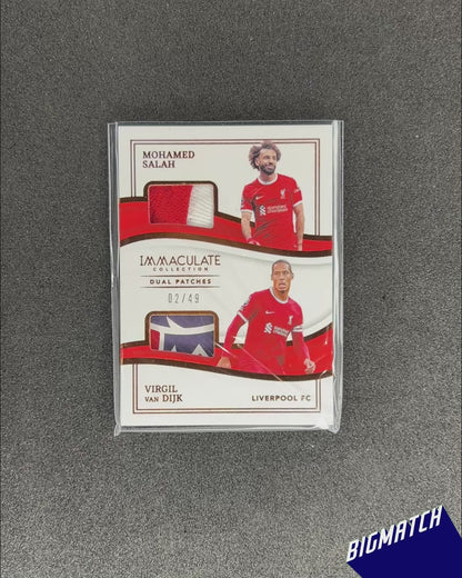 Van Dijk & Mohamed Salah - 2023-24 PANINI IMMACULATE COLLECTION SOCCER - PATCH