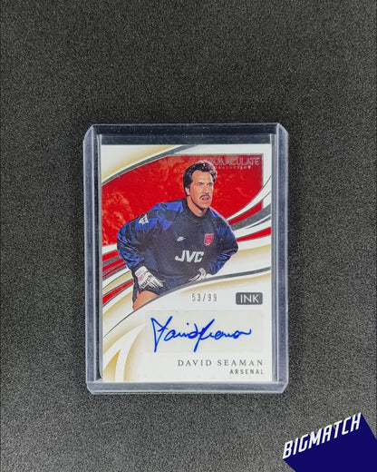 David Seaman - 2020 PANINI IMMACULATE COLLECTION SOCCER SIGNATURE